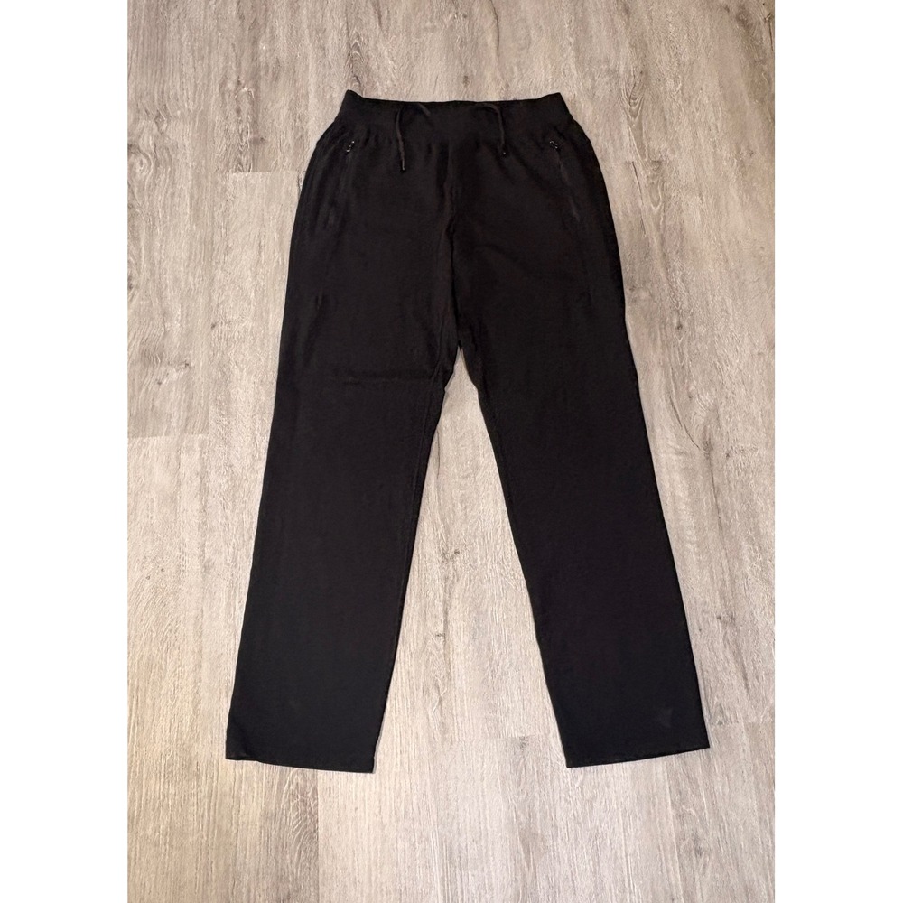 Lululemon Mens Commission Pant Black Straight Leg Drawstring Active Trousers L